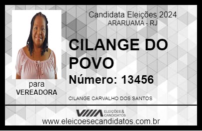 Candidato CILANGE DO POVO 2024 - ARARUAMA - Eleições