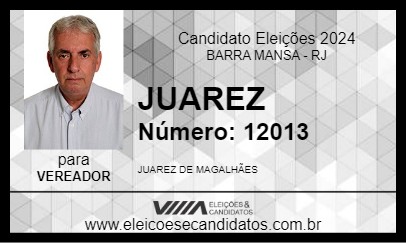 Candidato JUAREZ 2024 - BARRA MANSA - Eleições