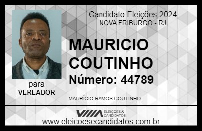 Candidato MAURICIO COUTINHO 2024 - NOVA FRIBURGO - Eleições