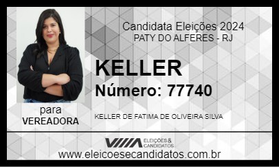 Candidato KELLER 2024 - PATY DO ALFERES - Eleições