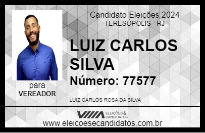 Candidato LUIZ CARLOS SILVA 2024 - TERESÓPOLIS - Eleições