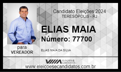 Candidato ELIAS MAIA 2024 - TERESÓPOLIS - Eleições