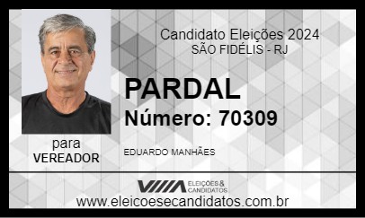 Candidato PARDAL 2024 - SÃO FIDÉLIS - Eleições