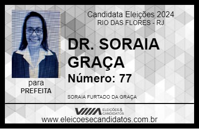 Candidato DR. SORAIA GRAÇA 2024 - RIO DAS FLORES - Eleições