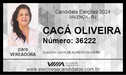 Candidato CACÁ OLIVEIRA 2024 - VALENÇA - Eleições