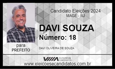 Candidato DAVI SOUZA 2024 - MAGÉ - Eleições