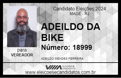 Candidato ADEILDO DA BIKE 2024 - MAGÉ - Eleições