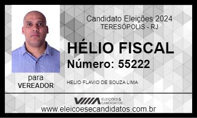 Candidato HÉLIO FISCAL 2024 - TERESÓPOLIS - Eleições