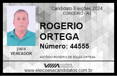 Candidato ROGERIO ORTEGA 2024 - CORDEIRO - Eleições