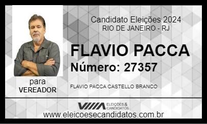 Candidato FLAVIO PACCA 2024 - RIO DE JANEIRO - Eleições