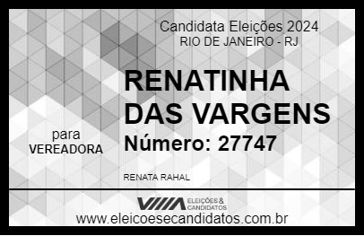 Candidato RENATINHA DAS VARGENS  2024 - RIO DE JANEIRO - Eleições