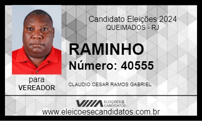 Candidato RAMINHO 2024 - QUEIMADOS - Eleições