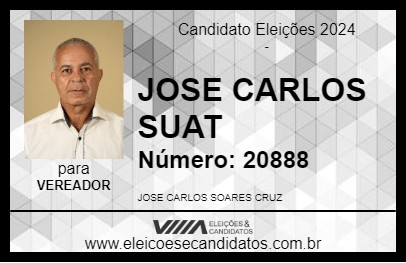 Candidato JOSE CARLOS SUAT 2024 - SANTO ANTÔNIO DE PÁDUA - Eleições