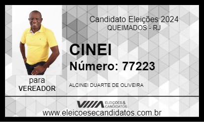 Candidato CINEI 2024 - QUEIMADOS - Eleições