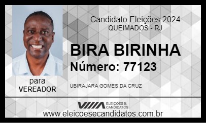 Candidato BIRA BIRINHA 2024 - QUEIMADOS - Eleições