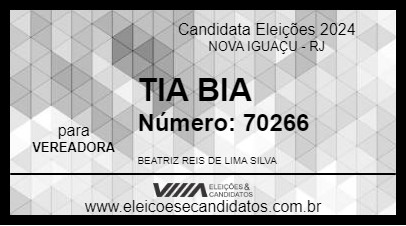 Candidato TIA BIA 2024 - NOVA IGUAÇU - Eleições