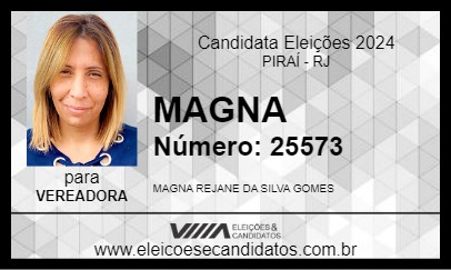 Candidato MAGNA 2024 - PIRAÍ - Eleições