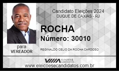 Candidato ROCHA 2024 - DUQUE DE CAXIAS - Eleições