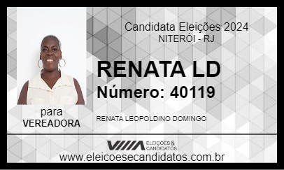 Candidato RENATA LD 2024 - NITERÓI - Eleições