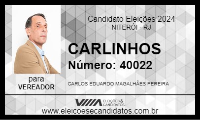 Candidato CARLINHOS 2024 - NITERÓI - Eleições