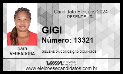 Candidato GIGI 2024 - RESENDE - Eleições