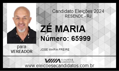 Candidato ZÉ MARIA 2024 - RESENDE - Eleições