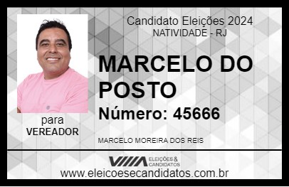 Candidato MARCELO DO POSTO 2024 - NATIVIDADE - Eleições