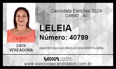 Candidato LELEIA 2024 - CARMO - Eleições