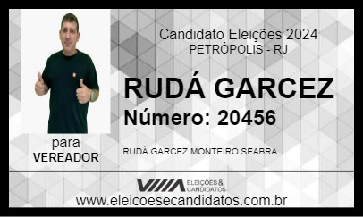 Candidato RUDÁ GARCEZ 2024 - PETRÓPOLIS - Eleições