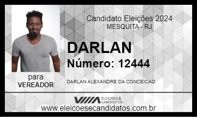 Candidato DARLAN 2024 - MESQUITA - Eleições