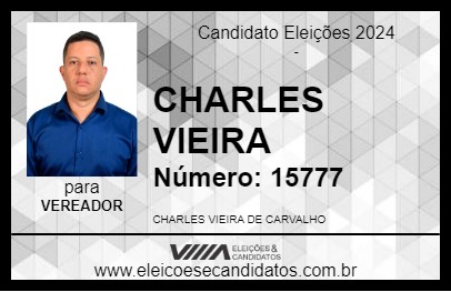 Candidato CHARLES VIEIRA  2024 - TRÊS RIOS - Eleições