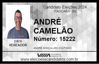 Candidato ANDRÉ CAMELÃO 2024 - ITAOCARA - Eleições