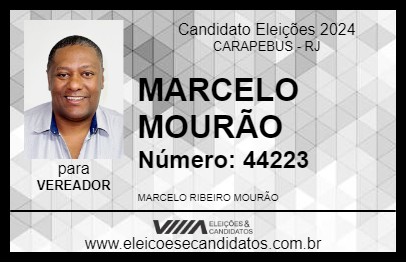 Candidato MARCELO MOURÃO 2024 - CARAPEBUS - Eleições