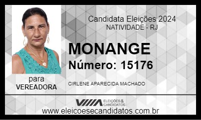 Candidato MONANGE 2024 - NATIVIDADE - Eleições