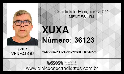 Candidato XUXA 2024 - MENDES - Eleições