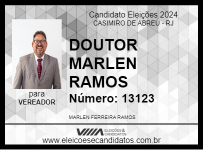 Candidato DOUTOR MARLEN RAMOS 2024 - CASIMIRO DE ABREU - Eleições