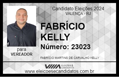 Candidato FABRÍCIO KELLY 2024 - VALENÇA - Eleições