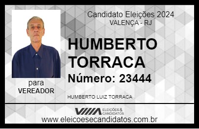 Candidato HUMBERTO TORRACA 2024 - VALENÇA - Eleições