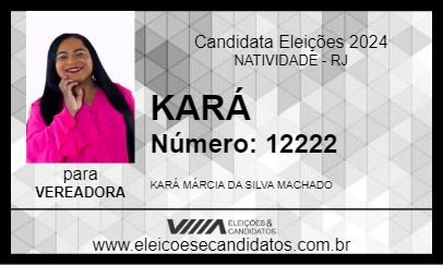 Candidato KARÁ 2024 - NATIVIDADE - Eleições