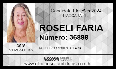 Candidato ROSELI 2024 - ITAOCARA - Eleições