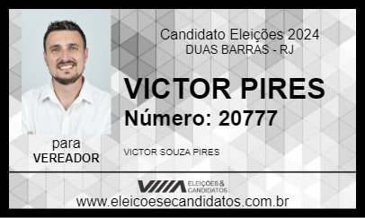 Candidato VICTOR PIRES 2024 - DUAS BARRAS - Eleições