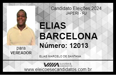 Candidato ELIAS BARCELONA 2024 - JAPERI - Eleições