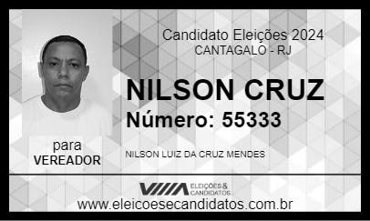 Candidato NILSON CRUZ 2024 - CANTAGALO - Eleições