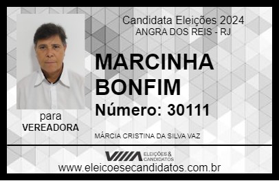 Candidato MARCINHA BONFIM 2024 - ANGRA DOS REIS - Eleições