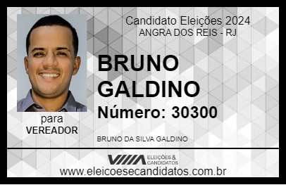 Candidato BRUNO GALDINO 2024 - ANGRA DOS REIS - Eleições