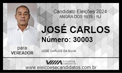 Candidato JOSÉ CARLOS 2024 - ANGRA DOS REIS - Eleições