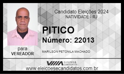 Candidato PITICO 2024 - NATIVIDADE - Eleições