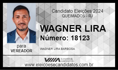 Candidato WAGNER LIRA 2024 - QUEIMADOS - Eleições