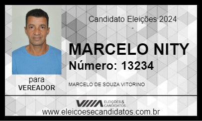 Candidato MARCELO NITY 2024 - BARRA DO PIRAÍ - Eleições