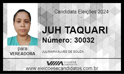 Candidato JUH TAQUARI 2024 - PARATY - Eleições